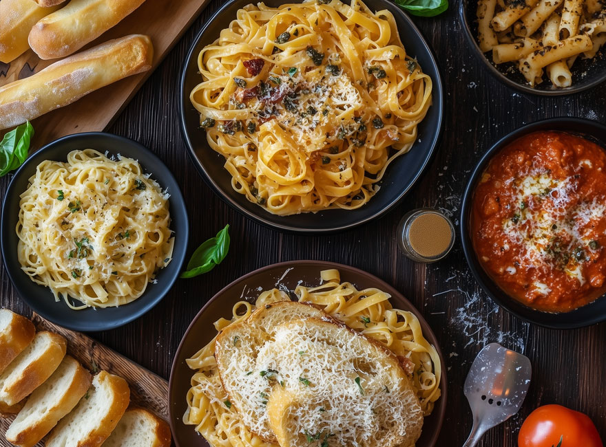 Feature Italian Theme Dinner Buffet- Live Entertainment class="lazyload" Lodge